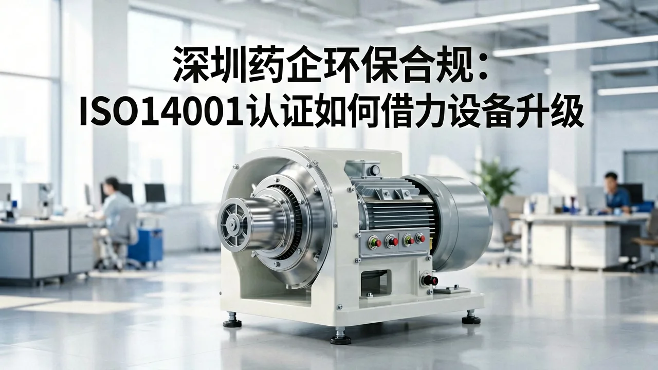 深圳药企环保合规:ISO14001认证如何借力设备升级