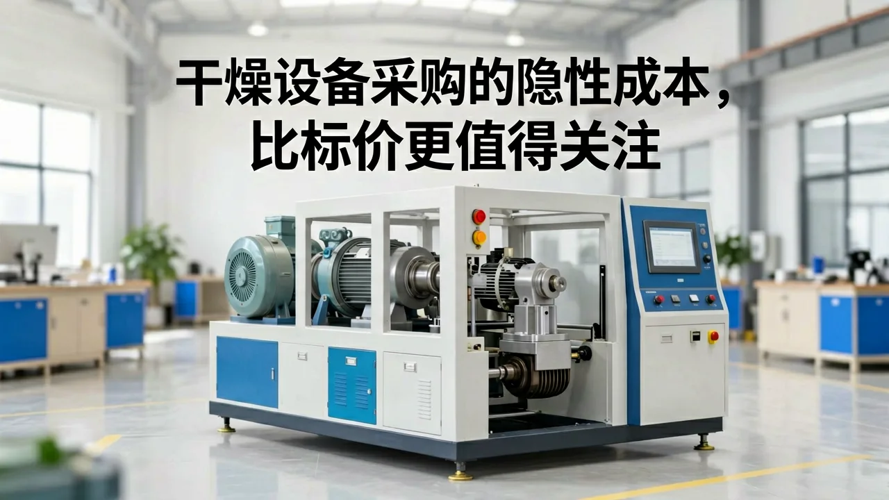 干燥设备采购的隐性成本,比标价更值得关注